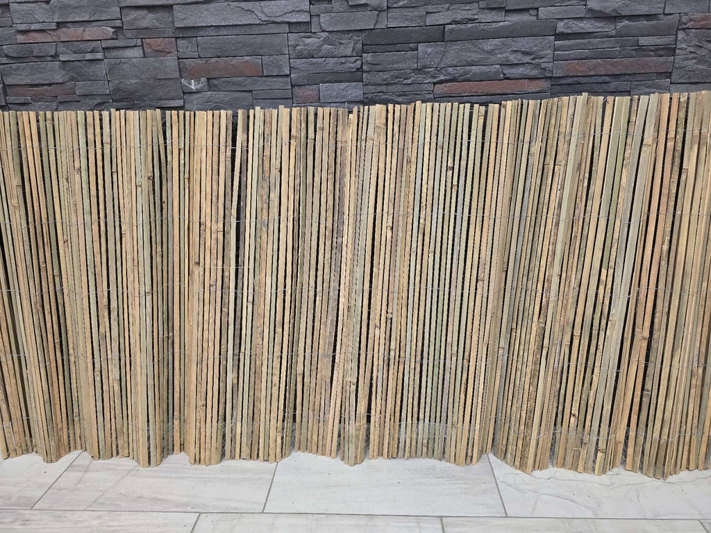 4 x 1 m Sichtschutz Bambus Sichtschutzmatte Bambusmatte Zaun