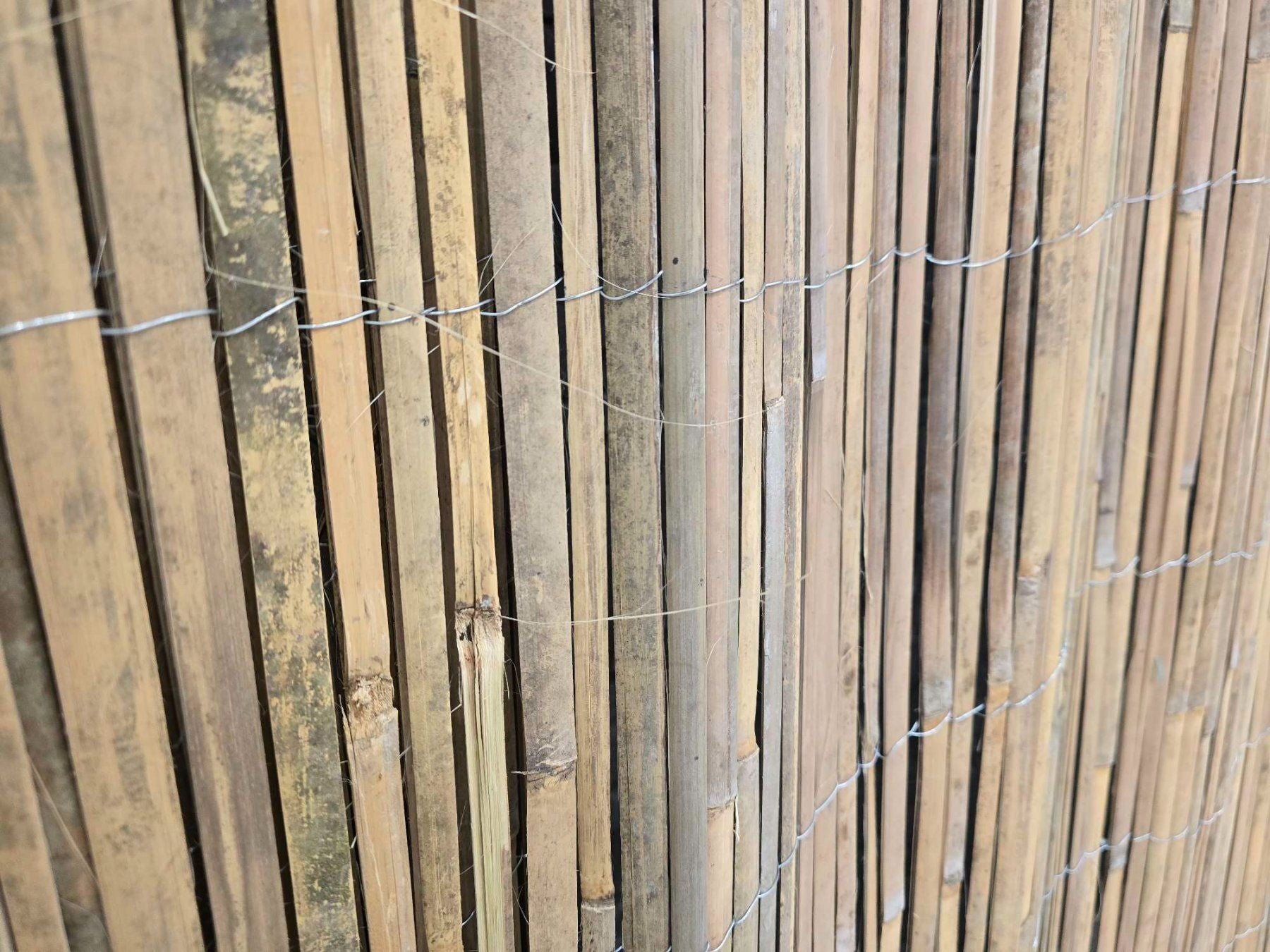 4x2 m Sichtschutz Bambus Sichtschutzmatte Bambusmatte Zaun
