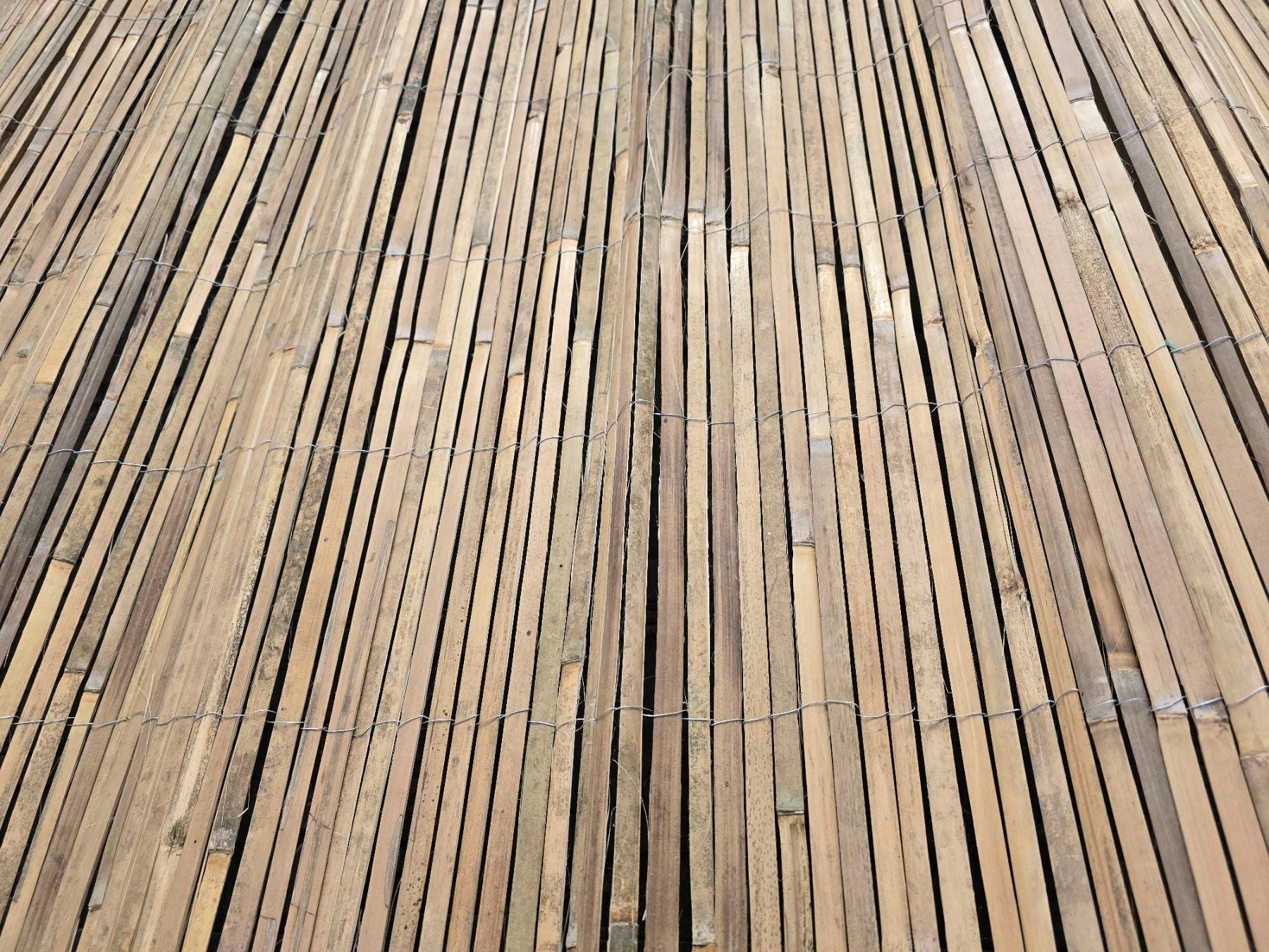 4x2 m Sichtschutz Bambus Sichtschutzmatte Bambusmatte Zaun