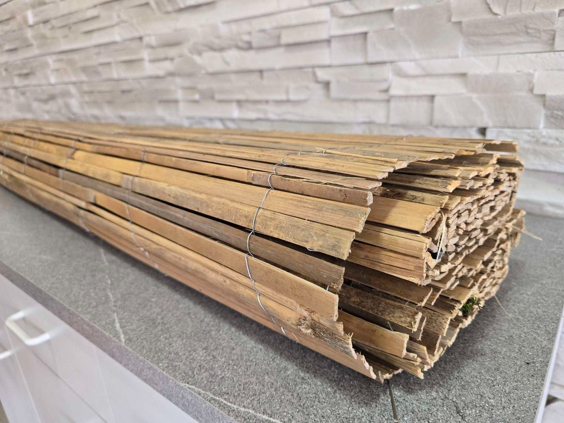 4x2 m Sichtschutz Bambus Sichtschutzmatte Bambusmatte Zaun